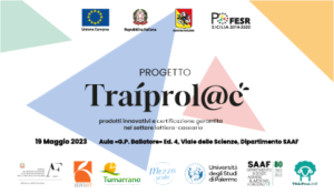 Progetto TRAIProL@C, il 19 maggio incontro al Dipartimento di Scienze Agrarie dell’Università di Palermo
