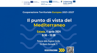 Cooperazione territoriale europea del ciclo 21-27: il 4 aprile a Catania un evento su Next Med, Italia-Malta e Italia-Tunisia