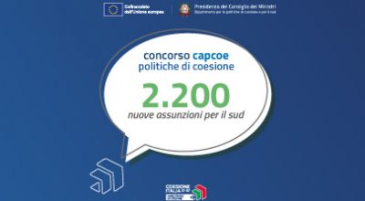 CapCoe 21-27: fondi Ue, al via il concorso per l’assunzione di 2200 funzionari nelle regioni e negli enti locali del Sud Italia
