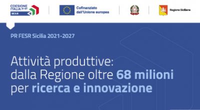 Attività produttive, dal Fesr 21-27 oltre 68 milioni di euro per la ricerca e l’innovazione: via al bando, istanze dal 31 marzo al 30 aprile